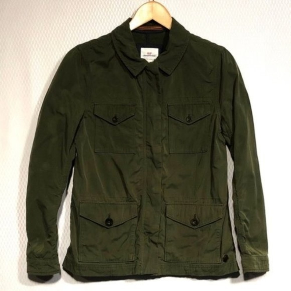 VINEYARD VINES WAXED COTTON PARKA JACKET